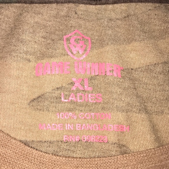 Game Winner Ladies Camoflauge Shirt - Picture 2 of 8